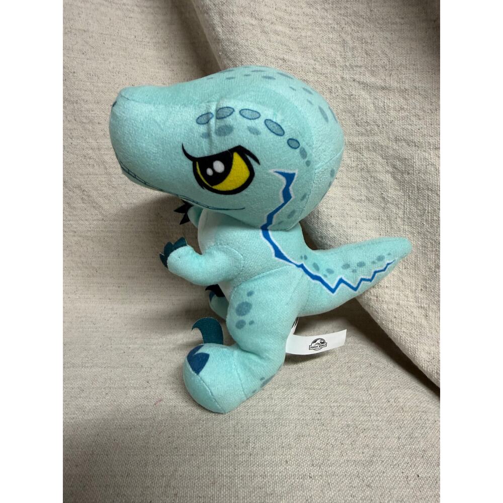 Jurassic World 8" Blue Raptor Plush Toy Factory Dinosaur Stuffed Animal Small